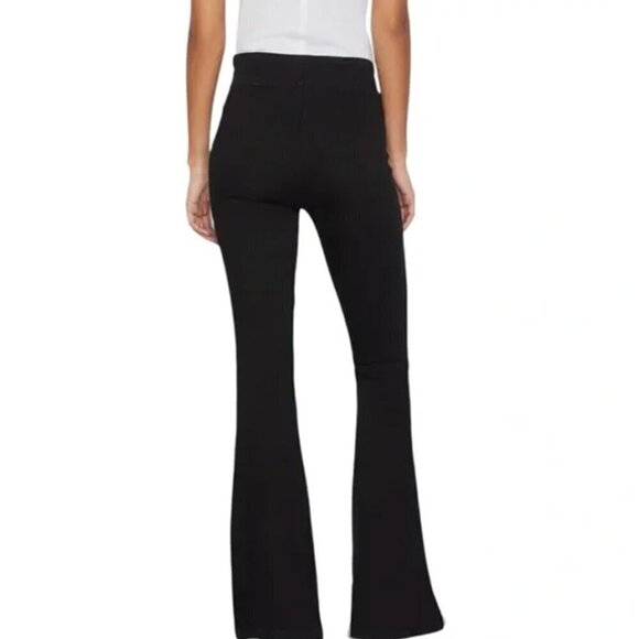 New! Frame The Jetset Flare Black Jeans - Size 1 - Picture 2 of 7